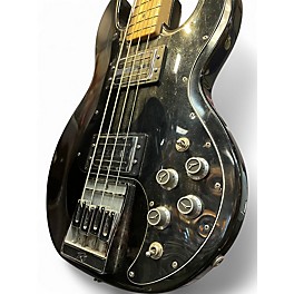 Vintage 1980s Peavey T40 Black Electric Bass Guitar