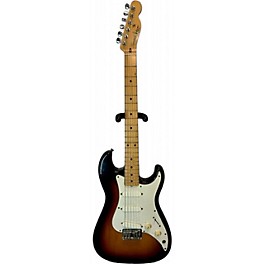 Vintage 1980s Squier Bullet 1 Sunburst Solid Body Electric Guitar