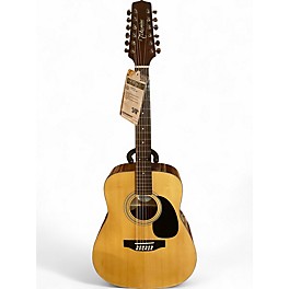 Vintage 1980s Takamine G335 Natural 12 String Acoustic Guitar