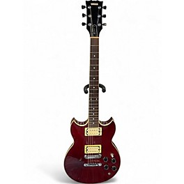 Vintage 1980s Yamaha SBG500 Wine Red Solid Body Electric Guitar
