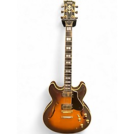 Vintage 1981 Yamaha SA2000 3 Color Sunburst Hollow Body Electric Guitar