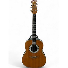 Vintage 1983 Ovation 1612 Balladeer Natural Acoustic Electric Guitar