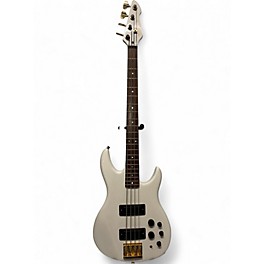 Vintage 1985 Peavey Dyna Bass White Electric Bass Guitar