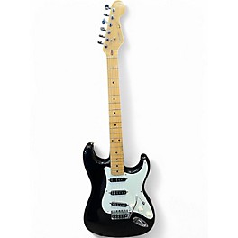 Vintage 1985 Squier Standard Stratocaster Black Solid Body Electric Guitar
