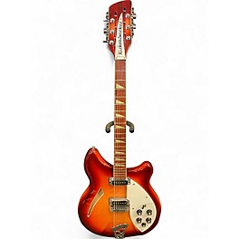Vintage 1988 Rickenbacker 360/12 Fireglo Hollow Body Electric Guitar