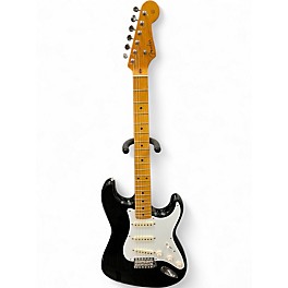 Vintage 1989 Fender ST-54 Stratocaster Black Solid Body Electric Guitar