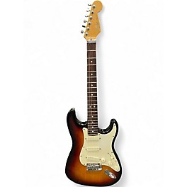 Vintage 1989 Fender Stratocaster Deluxe 2 Color Sunburst Solid Body Electric Guitar