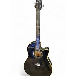 Vintage 1990 Alvarez DY87TBK Black Acoustic Electric Guitar