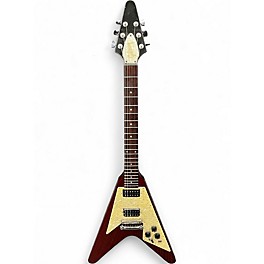 Vintage 1990s Gibson Flying V Heritage Cherry Solid Body Electric Guitar