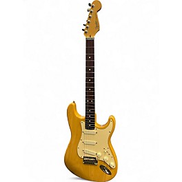 Vintage 1991 Fender American Deluxe Stratocaster Natural Solid Body Electric Guitar