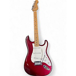 Vintage 1991 Fender Stratocaster Red Solid Body Electric Guitar
