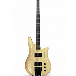 Vintage 1991 Steinberger Q4 Bass White Electric Bass Guitar