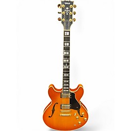 Vintage 1992 Yamaha SA-2200 AMBER Hollow Body Electric Guitar