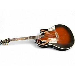 Vintage 1995 Ovation N768 SUNBURST Acoustic Electric Guitar