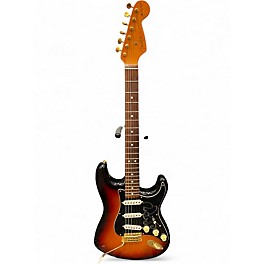 Vintage 1997 Fender Stevie Ray Vaughn Stratocaster 3 Color Sunburst Solid Body Electric Guitar
