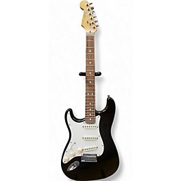 Vintage 1999 Fender American Standard Stratocaster Left Handed Black Electric Guitar