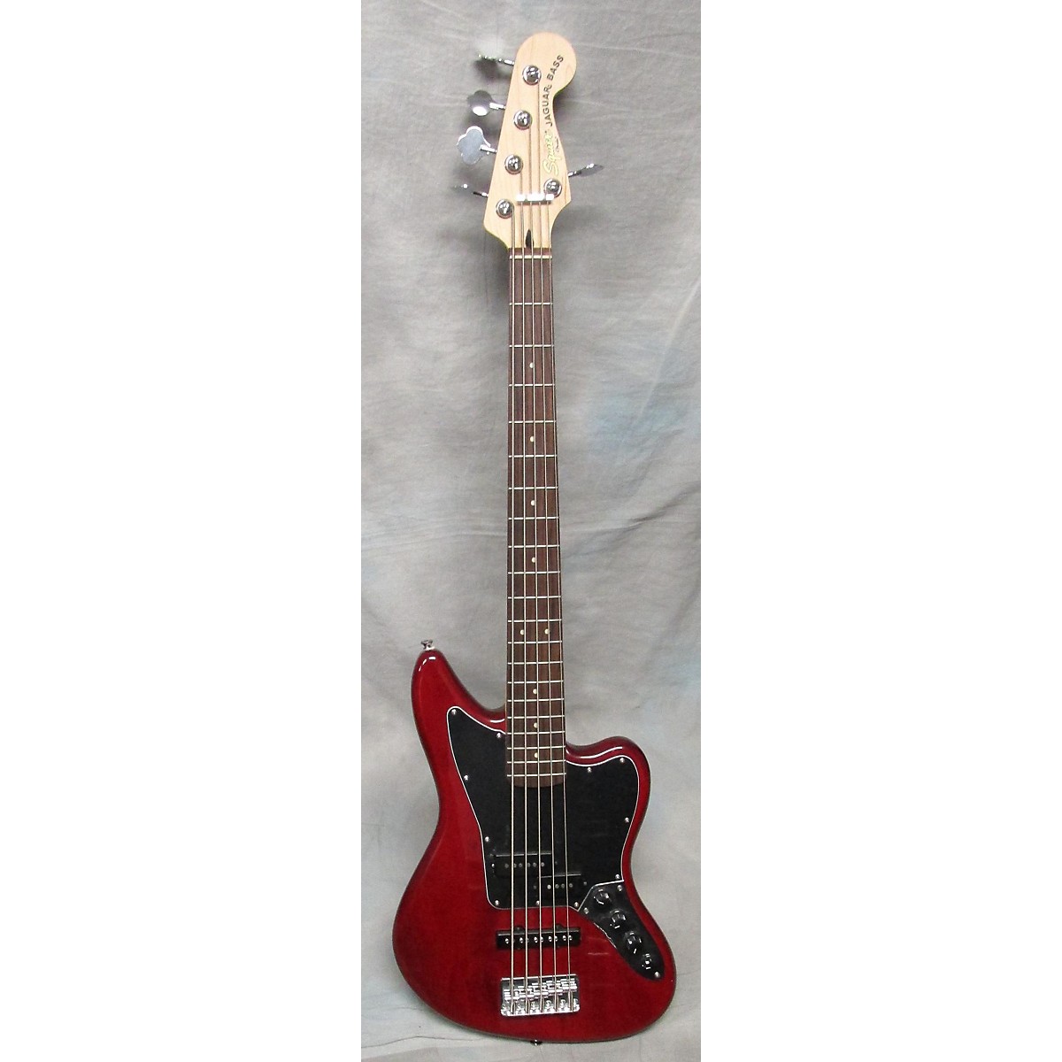 Used Squier Vintage Modified Jaguar Bass V 5 String Electric Bass