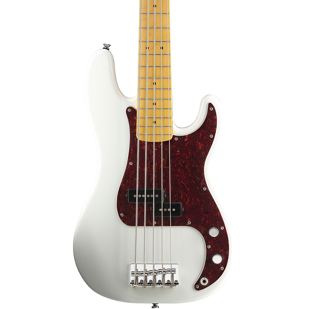 Squier By Fender Vintage Modified P Bass V String Olympic White At My