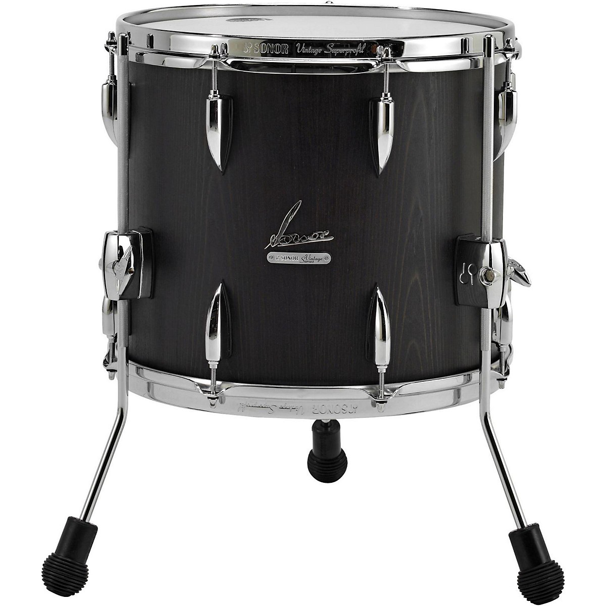 Sonor Vintage Series Floor Tom 14 x 12 in. Vintage Onyx Guitar Center