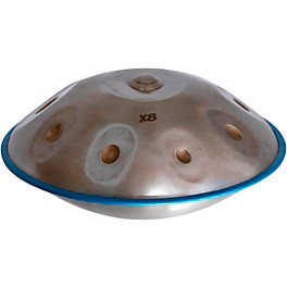 X8 Drums Vintage Series Pro Handpan D Sabye Stainless Steel w/ Bag, 9 Notes