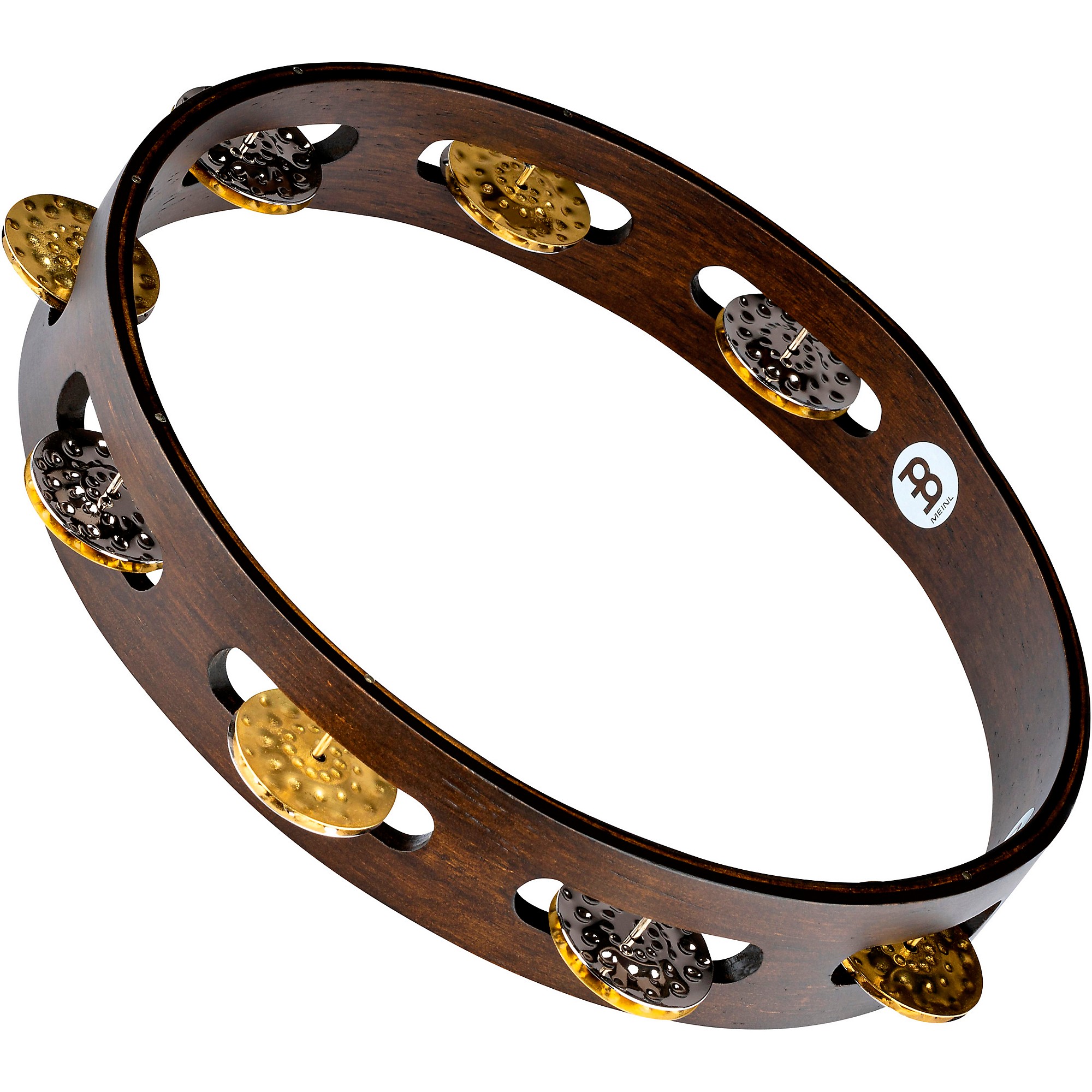 Meinl Vintage Wood Tambourine with Dual Alloy Jingles Guitar Center