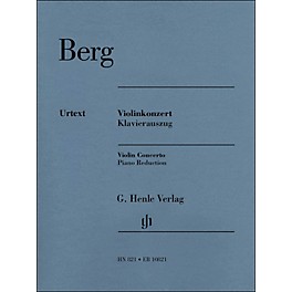 G. Henle Verlag Violin Concerto Piano Reduction By Berg / Kube