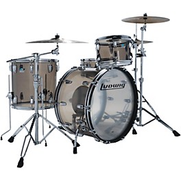 Ludwig Vistalite 3-Piece Pro Beat Shell Pack With 24" Bass Drum