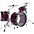 Ludwig Vistalite 3-Piece Pro Beat Shell Pack With 24" Bass Drum Purple