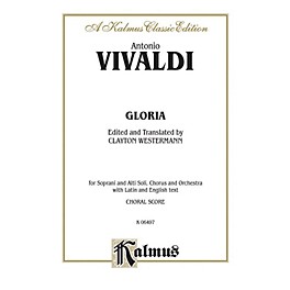 Alfred Vivaldi Gloria SATB with SATB Soli Choir