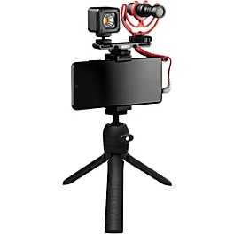 Open Box RODE Vlogger Kit for Mobile Phones with 3.5mm Compatibility - Includes Tripod, MicroLED light, VideoMicro and Acc...