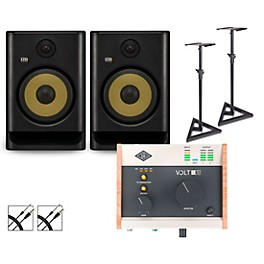 Universal Audio Volt 176 with KRK ROKIT G5 Studio Monitor Pair (Stands & Cables Included)