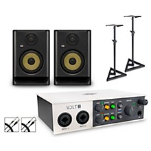 Universal Audio Volt 2 With KRK ROKIT G5 Studio Monitor Pair (Stands & Cables Included) -