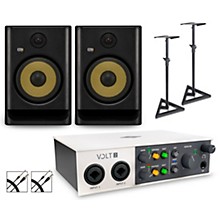 Universal Audio Volt 2 With KRK ROKIT G5 Studio Monitor Pair (Stands & Cables Included) -