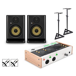 Universal Audio Volt 476 with KRK ROKIT G5 Studio Monitor Pair (Stands & Cables Included)