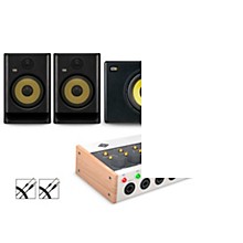 Universal Audio Volt 476P with KRK ROKIT G5 Studio Monitor Pair & S10 Subwoofer (Stands & Cables Included)