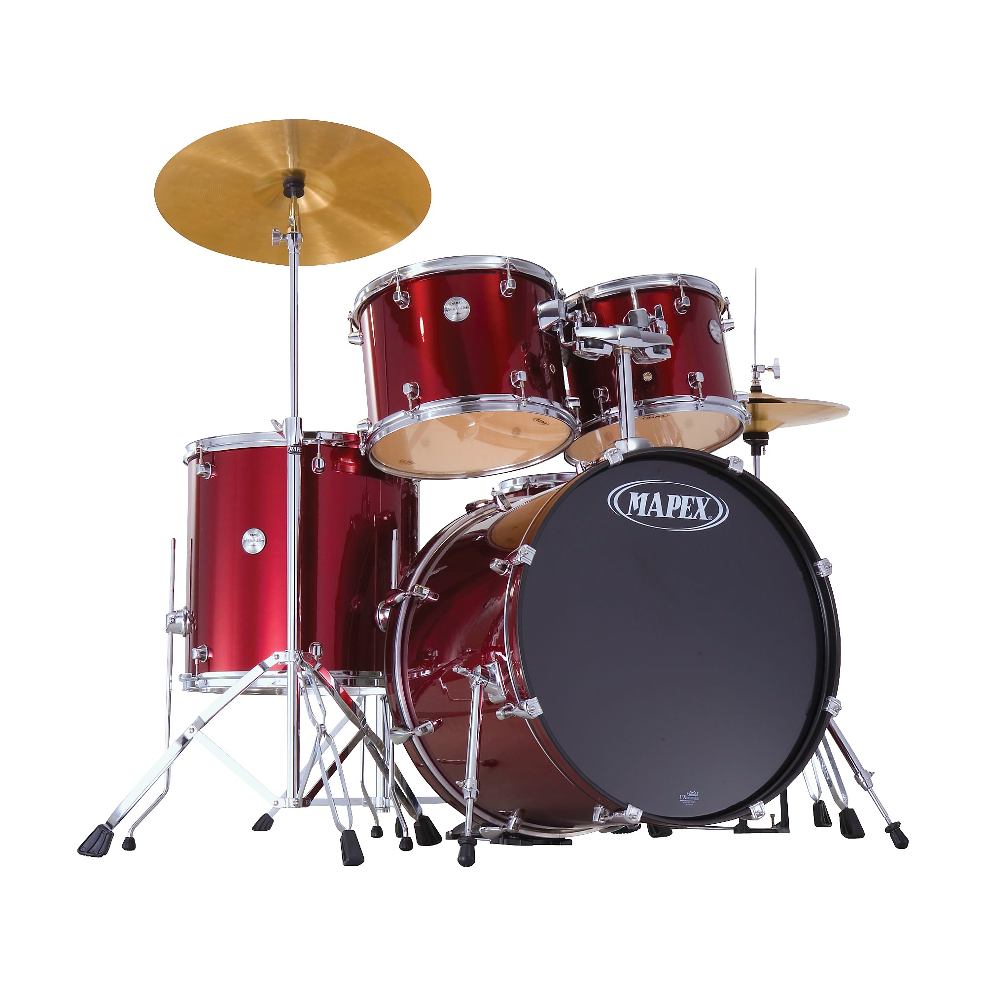 Mapex Voyager 5Piece Drum Set w/Free 8x7 Tom Burgundy Guitar Center