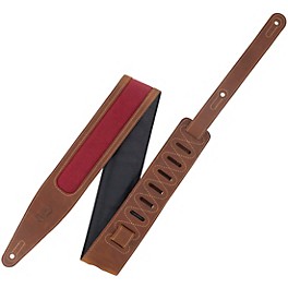 Levy's Voyager Pro Leather Guitar Strap Burgundy 2.5 in.