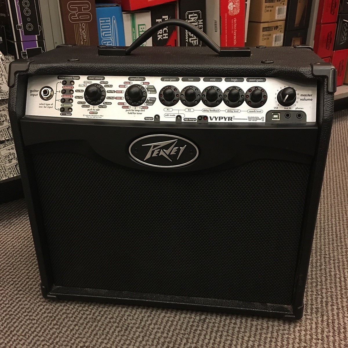 Used Peavey Vypyr VIP 1 20W 1X8 Guitar Combo Amp Guitar Center