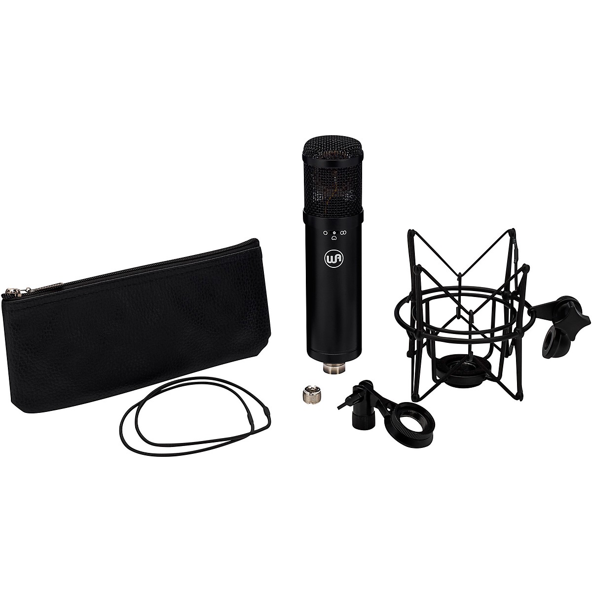 Warm Audio WA47jrBLK FET Black Condenser Microphone Guitar Center