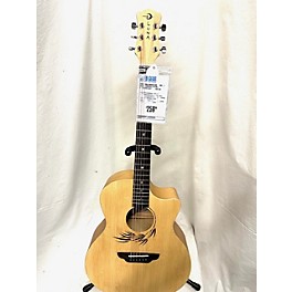 Used Luna WOODLAND BAMBOO GRAND CONCERT Acoustic Electric Guitar