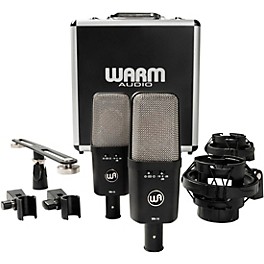 Open Box Warm Audio Warm Audio WA-14SP Authentic Recreation Of The Most Truthful Studio Mic Of All Time In Sequential Pair