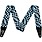 Fender Wavy Checkerboard Polyester Guitar Strap Blue