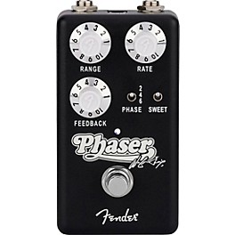 Open Box Fender Waylon Jennings Phaser Effects Pedal Level 1 Black