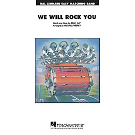 Hal Leonard We Will Rock You Marching Band Level 2-3 Arranged by Michael Sweeney