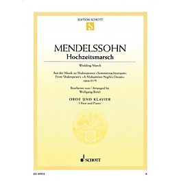 Schott Wedding March - Op 61, No 9 from A Midsummer Night's Dream Schott Book by Felix Mendelssohn Bartholdy