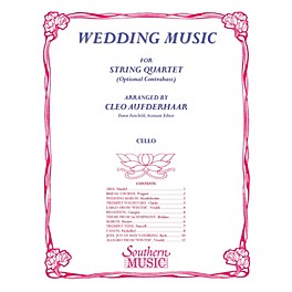 Southern Wedding Music (Cello Part) Southern Music Series Arranged by Cleo Aufderhaar