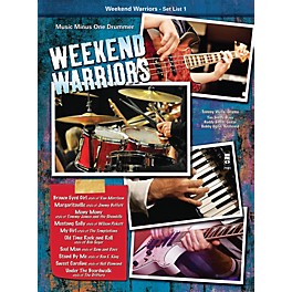 Music Minus One Weekend Warriors - Set List 1, Drums Music Minus One Series Softcover with CD Performed by Various