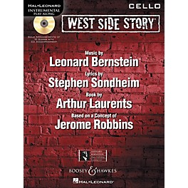 Hal Leonard West Side Story for Cello Instrumental Play-Along Series Softcover with CD