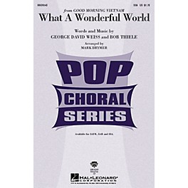 Hal Leonard What a Wonderful World SSA by Louis Armstrong arranged by Mark Brymer