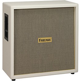 Open Box Friedman White Tolex Vintage 4x12 Guitar Speaker Cab White Tolex Level 1